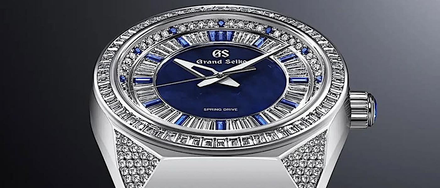 GRAND SEIKO Spring Drive結合高級珠寶工藝詮釋「白獅」般的王者氣勢